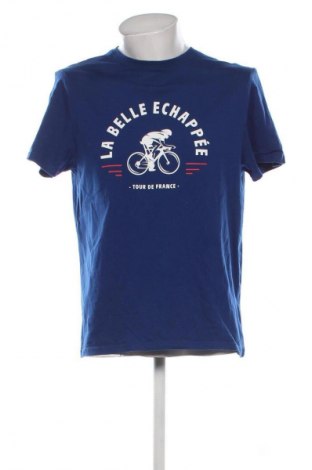 Herren T-Shirt Le Tour De France, Größe L, Farbe Blau, Preis 9,74 €