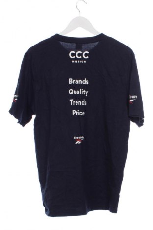 Męski T-shirt Reebok, Rozmiar XXS, Kolor Niebieski, Cena 62,02 zł