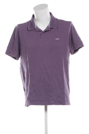 Męski T-shirt S.Oliver, Rozmiar XXL, Kolor Fioletowy, Cena 65,99 zł