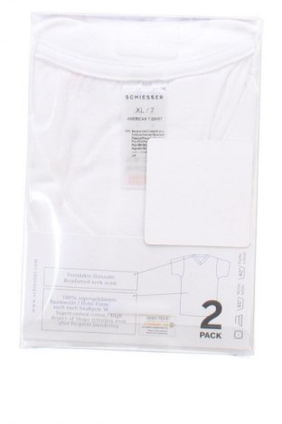 Męski T-shirt Schiesser, Rozmiar XL, Kolor Biały, Cena 76,99 zł