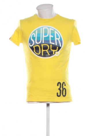 Męski T-shirt Superdry, Rozmiar S, Kolor Żółty, Cena 41,38 zł