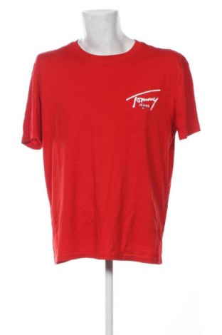 Férfi póló Tommy Jeans, Méret XL, Szín Piros, Ár 20 769 Ft