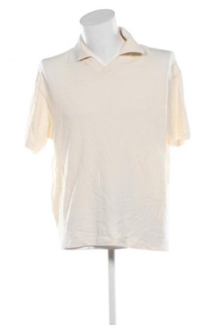 Ανδρικό t-shirt Zara, Μέγεθος L, Χρώμα Εκρού, Τιμή 12,99 €