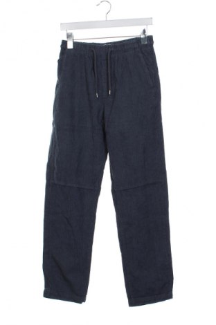 Pantaloni raiați de bărbați Bershka, Mărime S, Culoare Albastru, Preț 102,89 Lei