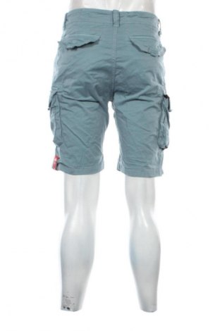 Мъжки къс панталон Alpha Industries, Размер L, Цвят Син, Цена 41,99 лв.