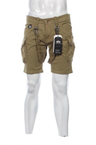 Pantaloni scurți de bărbați Alpha Industries, Mărime M, Culoare Verde, Preț 322,99 Lei