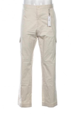 Pantaloni de bărbați Calvin Klein, Mărime L, Culoare Ecru, Preț 624,99 Lei