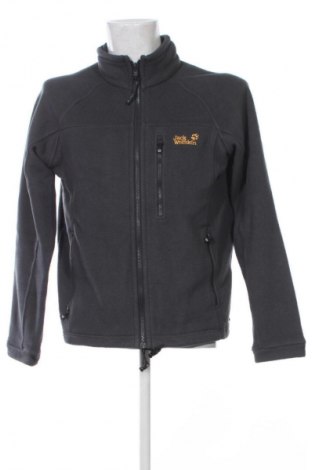 Herren Fleece Sweatshirt  Jack Wolfskin, Größe L, Farbe Grau, Preis 37,99 €