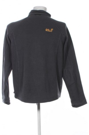 Herren Fleece Sweatshirt  Jack Wolfskin, Größe L, Farbe Grau, Preis 37,99 €