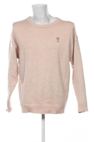 Pulover de bărbați AMI, Mărime L, Culoare Bej, Preț 664,99 Lei