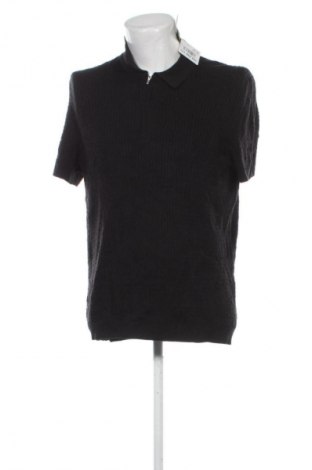 Мъжки пуловер H&M, Размер L, Цвят Черен, Цена 56,99 лв.