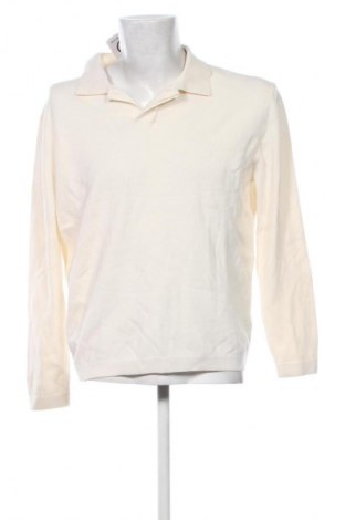 Męski sweter Massimo Dutti, Rozmiar XL, Kolor ecru, Cena 185,99 zł