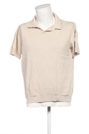 Herrenpullover Selected Homme, Größe L, Farbe Beige, Preis 23,99 €