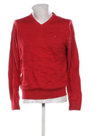 Męski sweter Tommy Hilfiger, Rozmiar L, Kolor Czerwony, Cena 402,99 zł