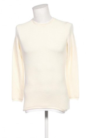 Herrenpullover Zara, Größe M, Farbe Weiß, Preis 20,99 €