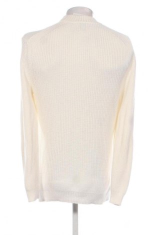Herrenpullover Zara, Größe L, Farbe Weiß, Preis 16,37 €