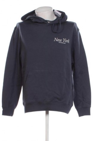 Hanorac de bărbați Calvin Klein Jeans, Mărime M, Culoare Albastru, Preț 158,99 Lei