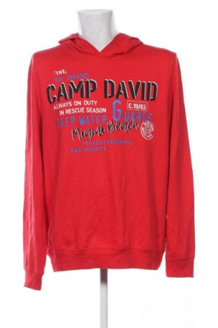 Herren Sweatshirt Camp David, Größe XXL, Farbe Rot, Preis € 38,99