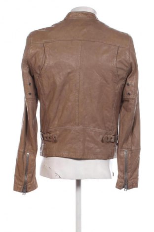 Herren Lederjacke DKNY Jeans, Größe M, Farbe Braun, Preis 165,72 €