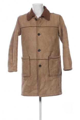 Мъжко кожено яке Esprit, Размер M, Цвят Бежов, Цена 59,99 лв.