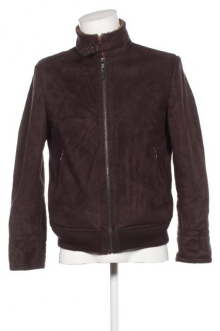 Мъжко палто Zara Man, Размер L, Цвят Кафяв, Цена 55,99 лв.