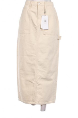 Пола Calvin Klein Jeans, Размер M, Цвят Екрю, Цена 147,99 лв.
