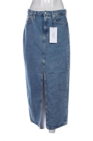 Szoknya Calvin Klein Jeans, Méret M, Szín Kék, Ár 37 749 Ft