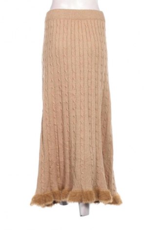Fustă SHEIN, Mărime M, Culoare Bej, Preț 79,99 Lei