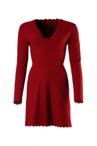 Рокля Alaïa, Размер S, Цвят Червен, Цена 2 464,99 лв.