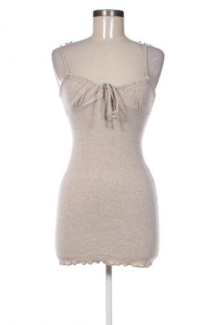 Kleid Bershka, Größe XS, Farbe Beige, Preis € 27,70