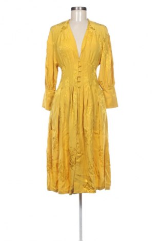 Rochie Bershka, Mărime XS, Culoare Galben, Preț 76,32 Lei