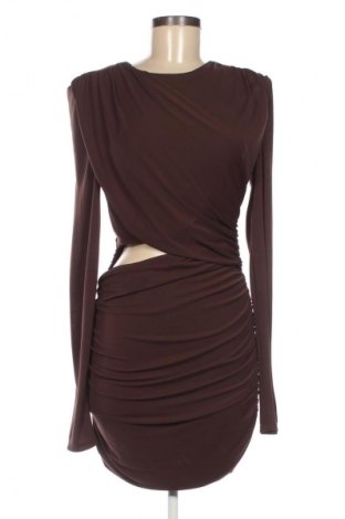 Kleid Zara, Größe L, Farbe Braun, Preis 13,82 €