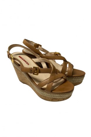Sandále Prada, Veľkosť 38, Farba Hnedá, Cena  1 149,95 €