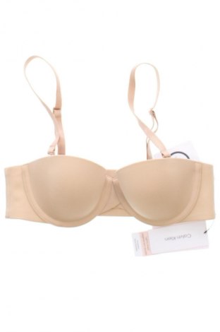 Melltartó Calvin Klein, Méret XS, Szín Bézs, Ár 14 259 Ft
