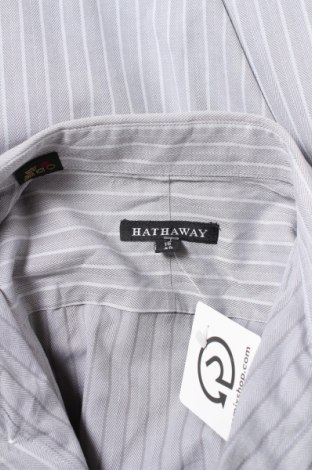 Мъжка риза Hathaway, Размер L, Цвят Сив, Цена 4,25 лв.