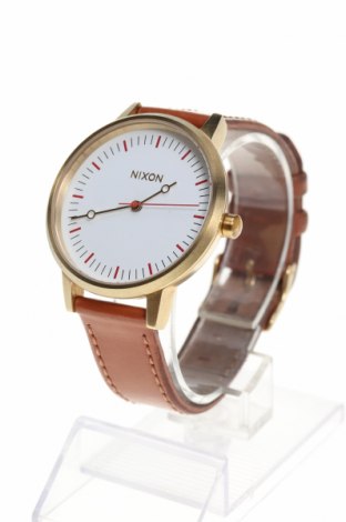 Часовник Nixon, Цвят Кафяв, Естествена кожа, метал, Цена 29,75 лв.