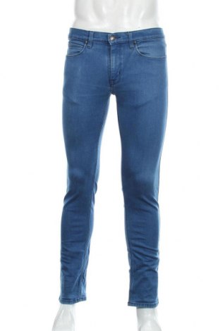 Męskie jeansy Hugo Boss, Rozmiar M, Kolor Niebieski, 90% bawełna, 8% poliester, 2% elastyna, Cena 276,00 zł