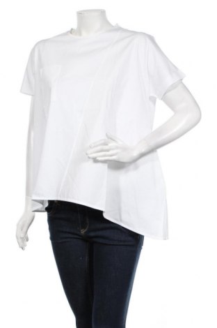 Дамска блуза COS, Размер S, Цвят Бял, 91% памук, 9% еластан, Цена 64,07 лв.