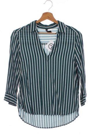 Дамска блуза H&M Divided, Размер XXS, Цвят Зелен, Вискоза, Цена 24,70 лв.
