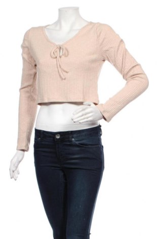 Γυναικεία μπλούζα NLY, Μέγεθος L, Χρώμα  Μπέζ, Τιμή 1,82 €