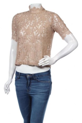 Γυναικεία μπλούζα Reserved, Μέγεθος M, Χρώμα  Μπέζ, 67% βαμβάκι, 25% πολυαμίδη, 8% ελαστάνη, Τιμή 16,08 €