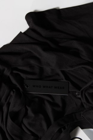 Γυναικεία μπλούζα Who What Wear, Μέγεθος M, Χρώμα Μαύρο, Τιμή 40,72 €