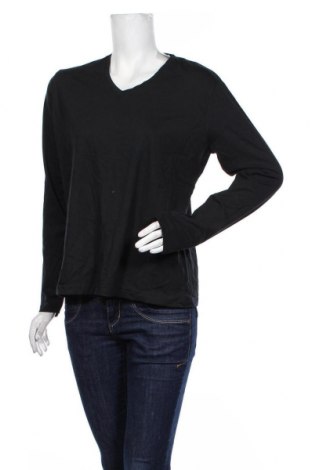 Дамска блуза Yessica, Размер L, Цвят Черен, 95% памук, 5% еластан, Цена 24,57 лв.