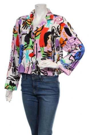 Γυναικείο πουκάμισο Bershka, Μέγεθος L, Χρώμα Πολύχρωμο, 100% βισκόζη, Τιμή 16,08 €