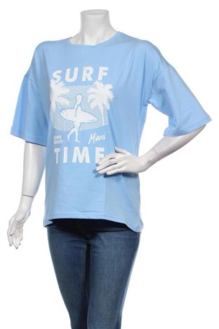 Γυναικείο t-shirt Answear, Μέγεθος L, Χρώμα Μπλέ, Βαμβάκι, Τιμή 10,05 €