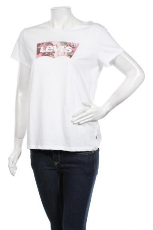 Damen T-Shirt Levi's, Größe S, Farbe Weiß, Baumwolle, Preis 22,40 €