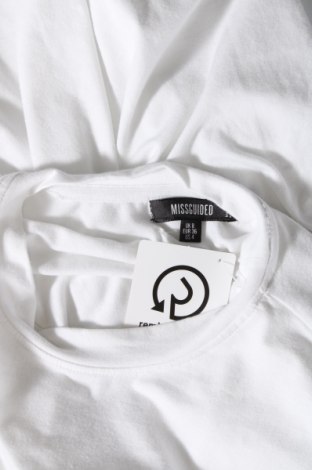 Γυναικείο t-shirt Missguided, Μέγεθος S, Χρώμα Λευκό, 95% βαμβάκι, 5% ελαστάνη, Τιμή 6,50 €