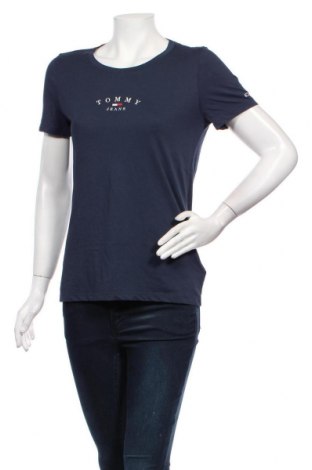 Дамска тениска Tommy Hilfiger, Размер L, Цвят Син, 60% памук, 40% полиестер, Цена 50,40 лв.