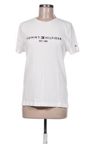 Tricou de femei Tommy Hilfiger, Mărime M, Culoare Alb, Bumbac, Preț 193,42 Lei