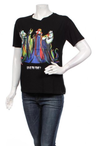 Tricou de femei Zara, Mărime S, Culoare Negru, Bumbac, Preț 72,37 Lei